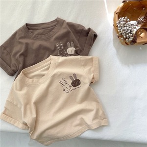 【夏作】ウサギ柄Tシャツ