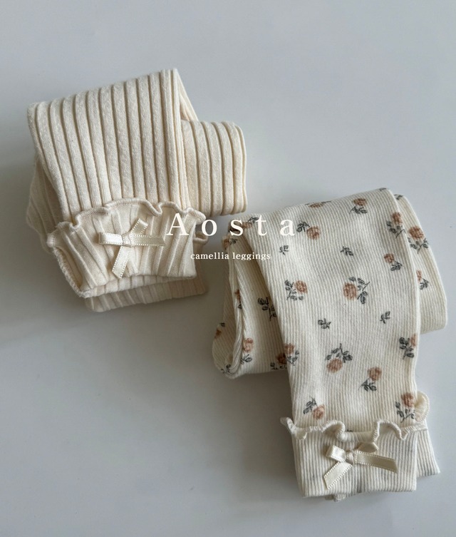【即納】AOSTA / camellia leggings