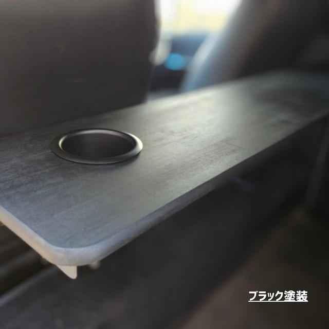 【完成品／即納】ハイエースワイドサイズ専用　ワンタッチテーブル　ナチュラル塗装品