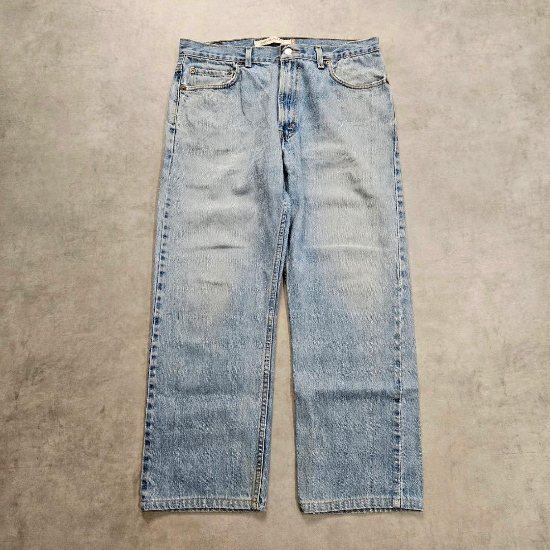 リーバイス505 Levis W36 デニム 青 00s ヒゲ 古着 17199
