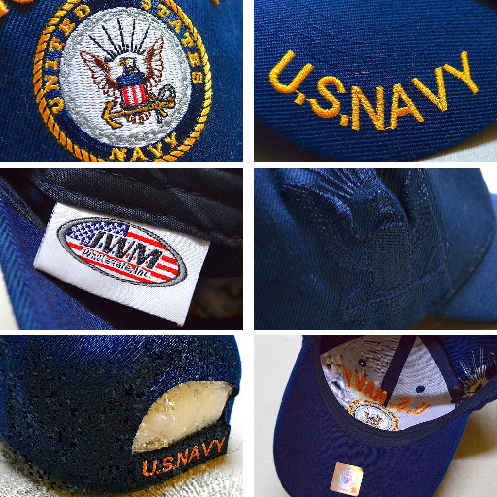 1点物◇アメリカ海軍US NAVYロゴ刺繍ベースボールキャップ古着メンズ