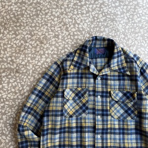 PENDLETON / 60’s Wool Board Shirt size L