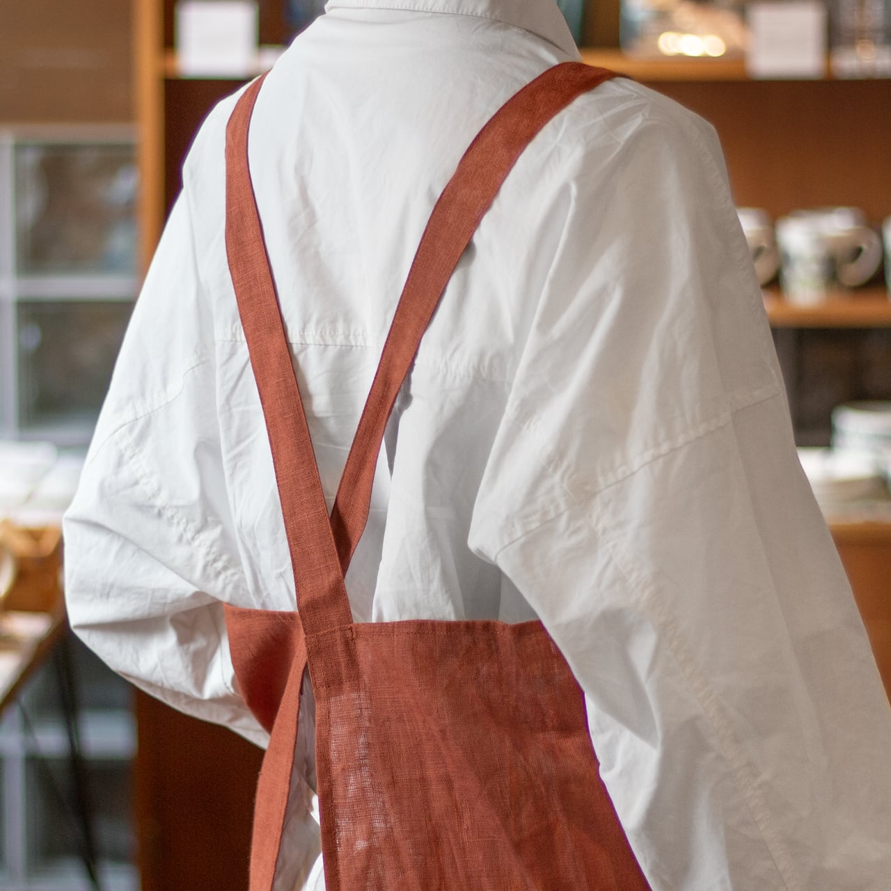 fog linen work 復刻サロンエプロン【ANGERS Original fog linen work 復刻サロンエプロン【ANGERS Original