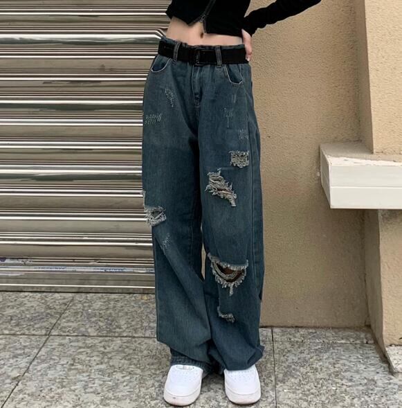 新生活 春新作 レディース ボトムス ズボン パンツ デニム ワイドパンツ レトロ