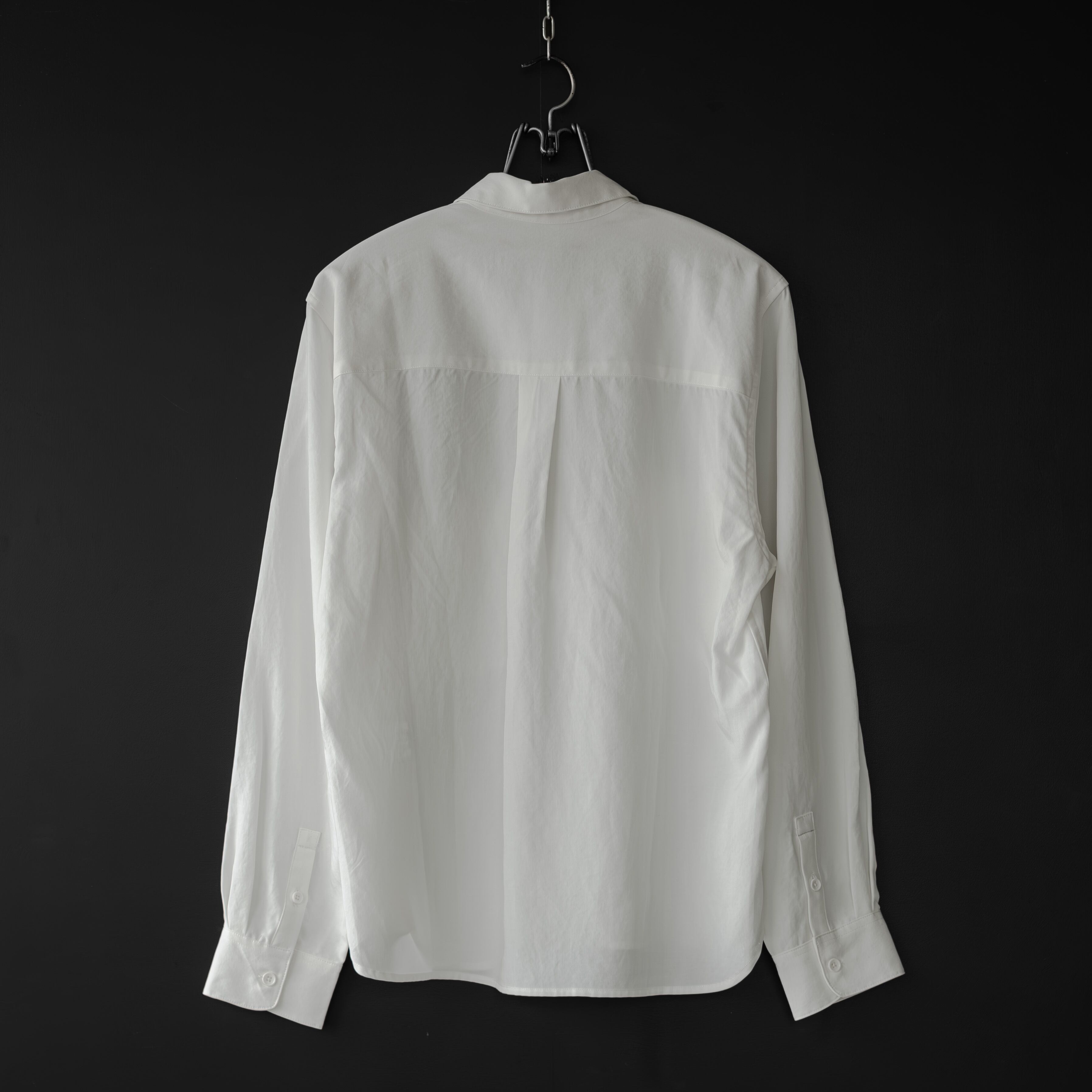unre:count】 double pocket tencel shirt (off white) | dros dro