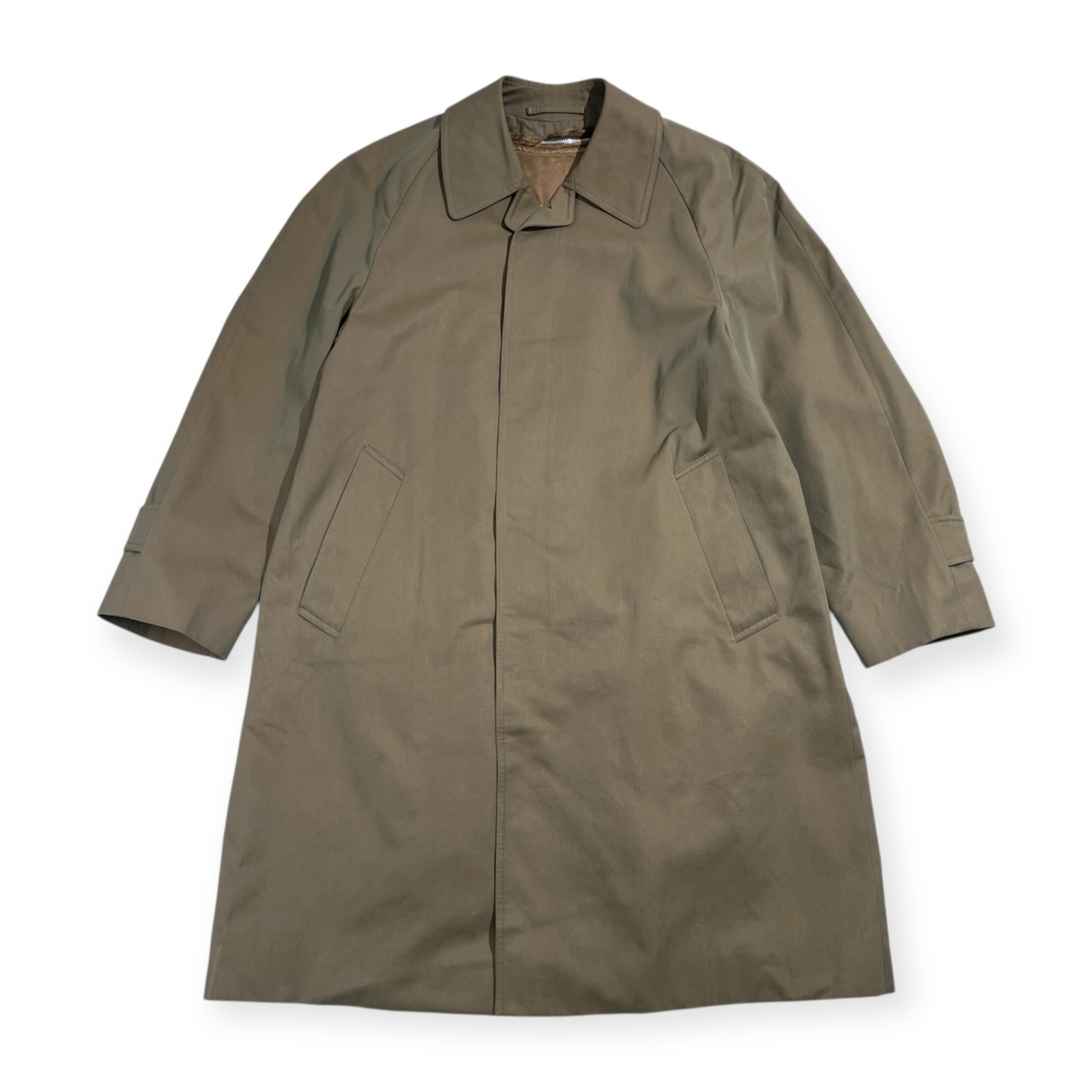 イングランド製 LOCK&Co HATTERS James’s street ジェームスロック ライナー付き ステンカラーコート /玉虫色 メンズ