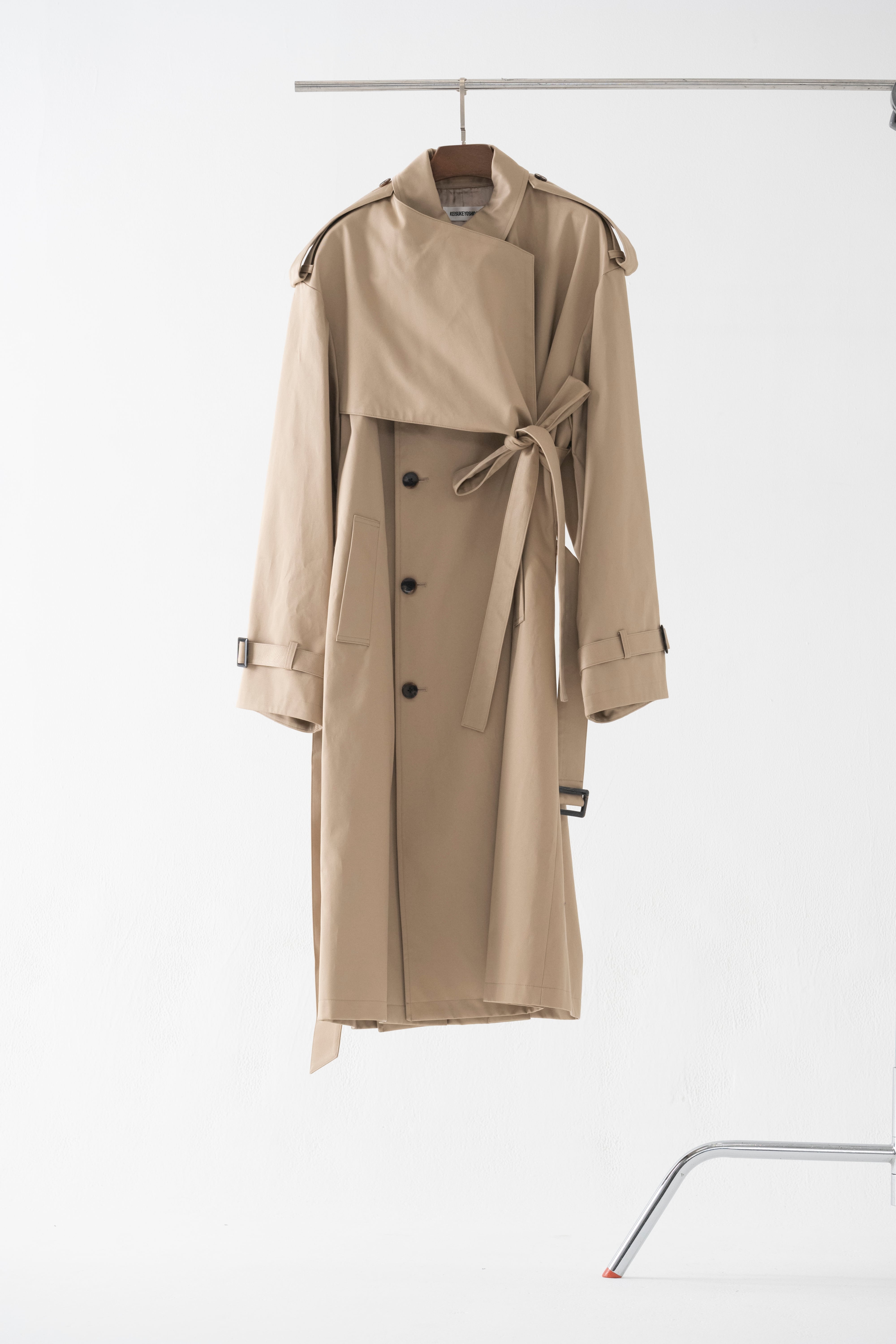 19AW KEISUKE YOSHIDA trench coat ベージュ | streamlineinspection.com