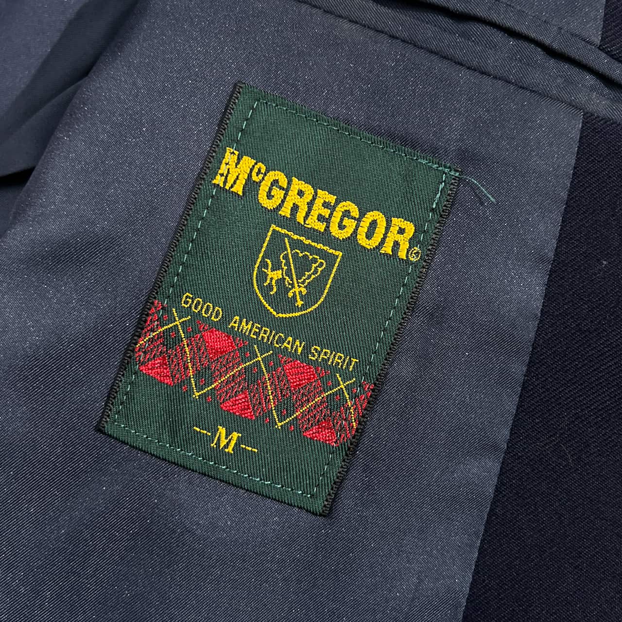 90s McGREGOR マックレガー 金ボタン ウール ダブル テーラード