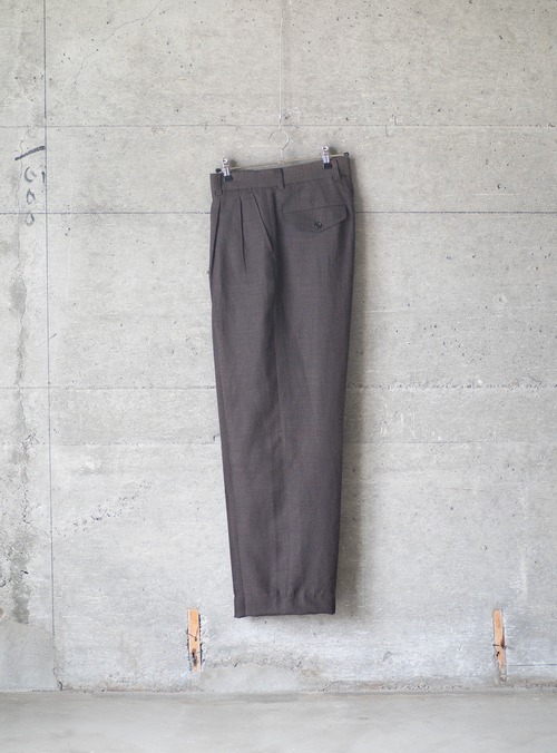"NINE THREE QUARTER" 1990s Wool linen trousers