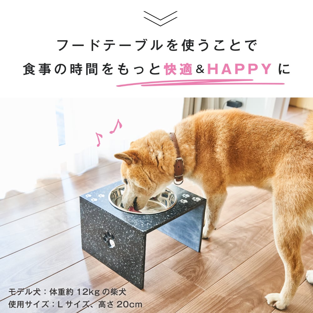 うちの子専用♪ シンプルベーシックL大型犬】 【エサ入れ1口食器付