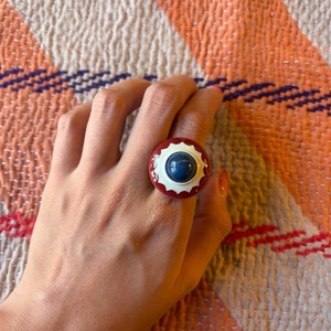 TOPANGA Jewelry  FOLK Art Ring Round　フォークアートリング　ラウンド　指輪　リング　フラワー　Ring　