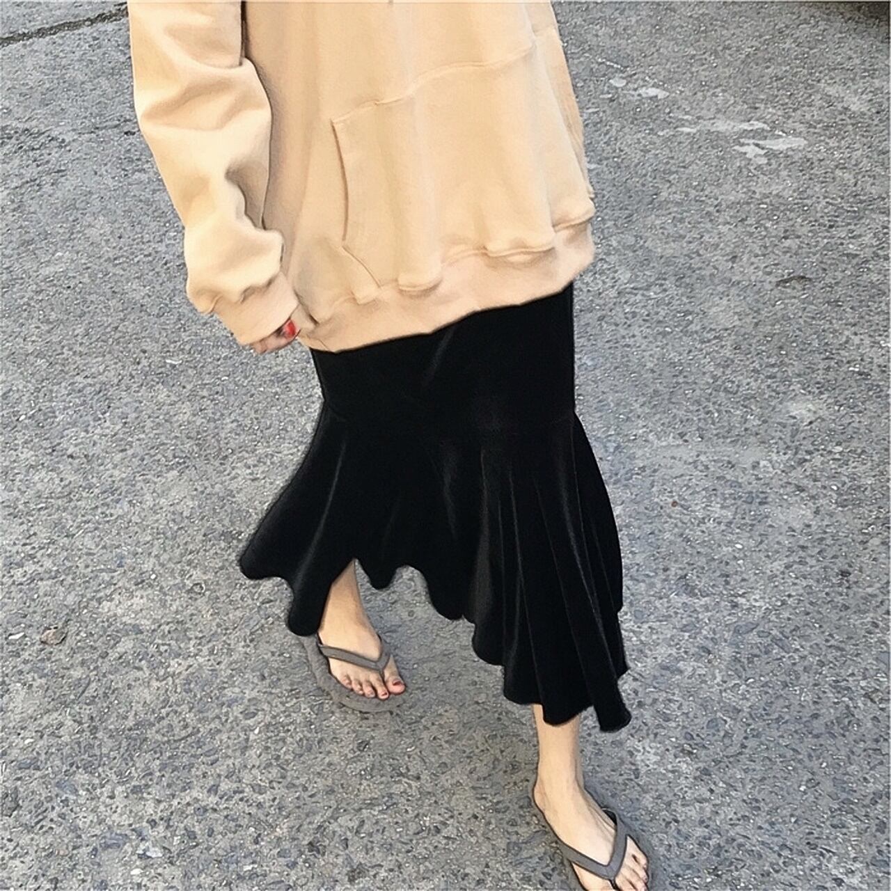 マーメイドフレアスカート R00450