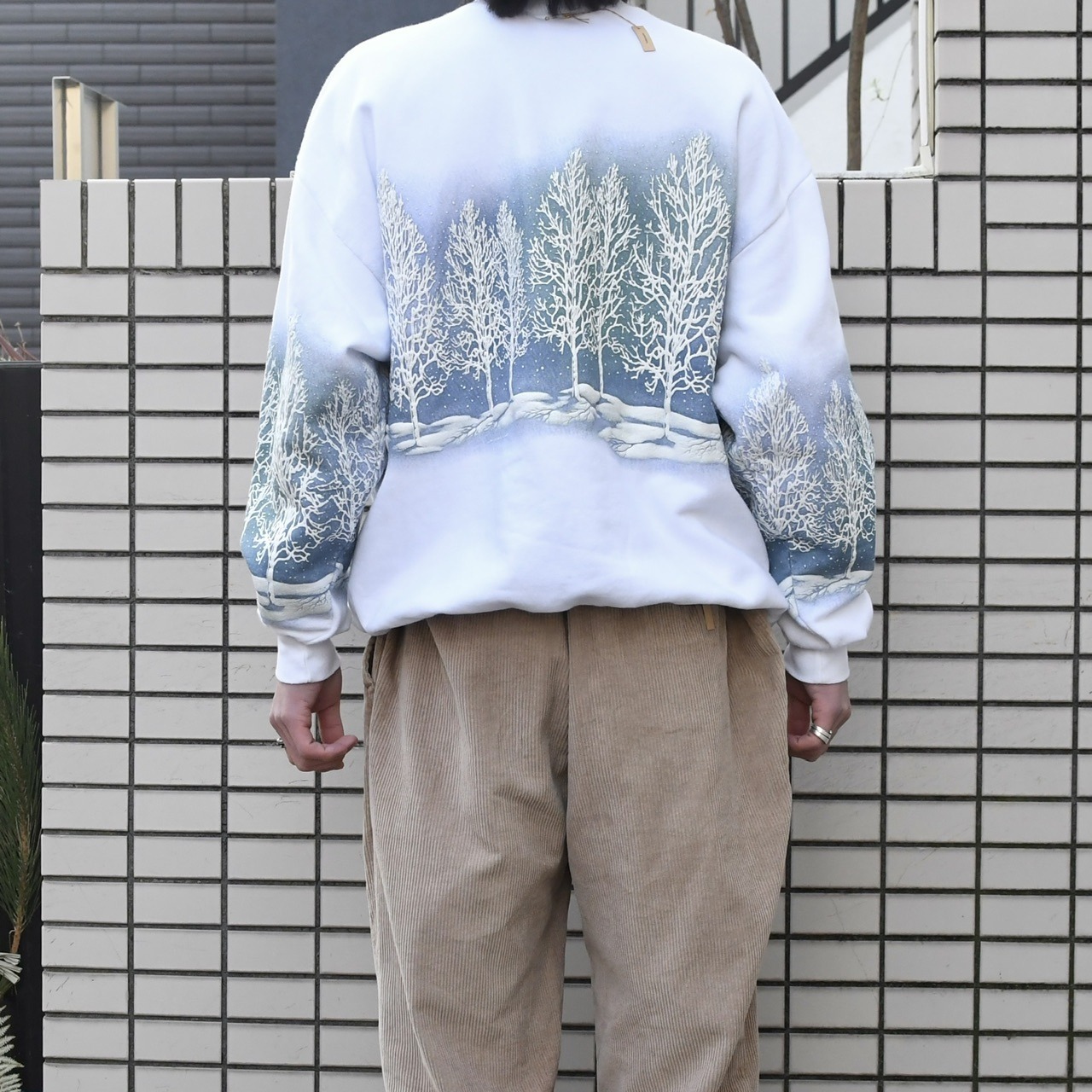 snow bird embroidery henry necksweat