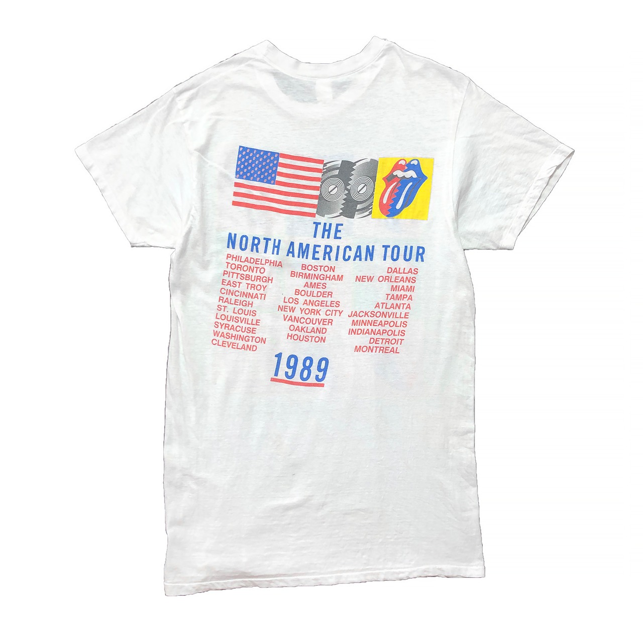 80S ヴィンテージ ローリングストーンズ 1989年 ロックTシャツ ツアーT  
