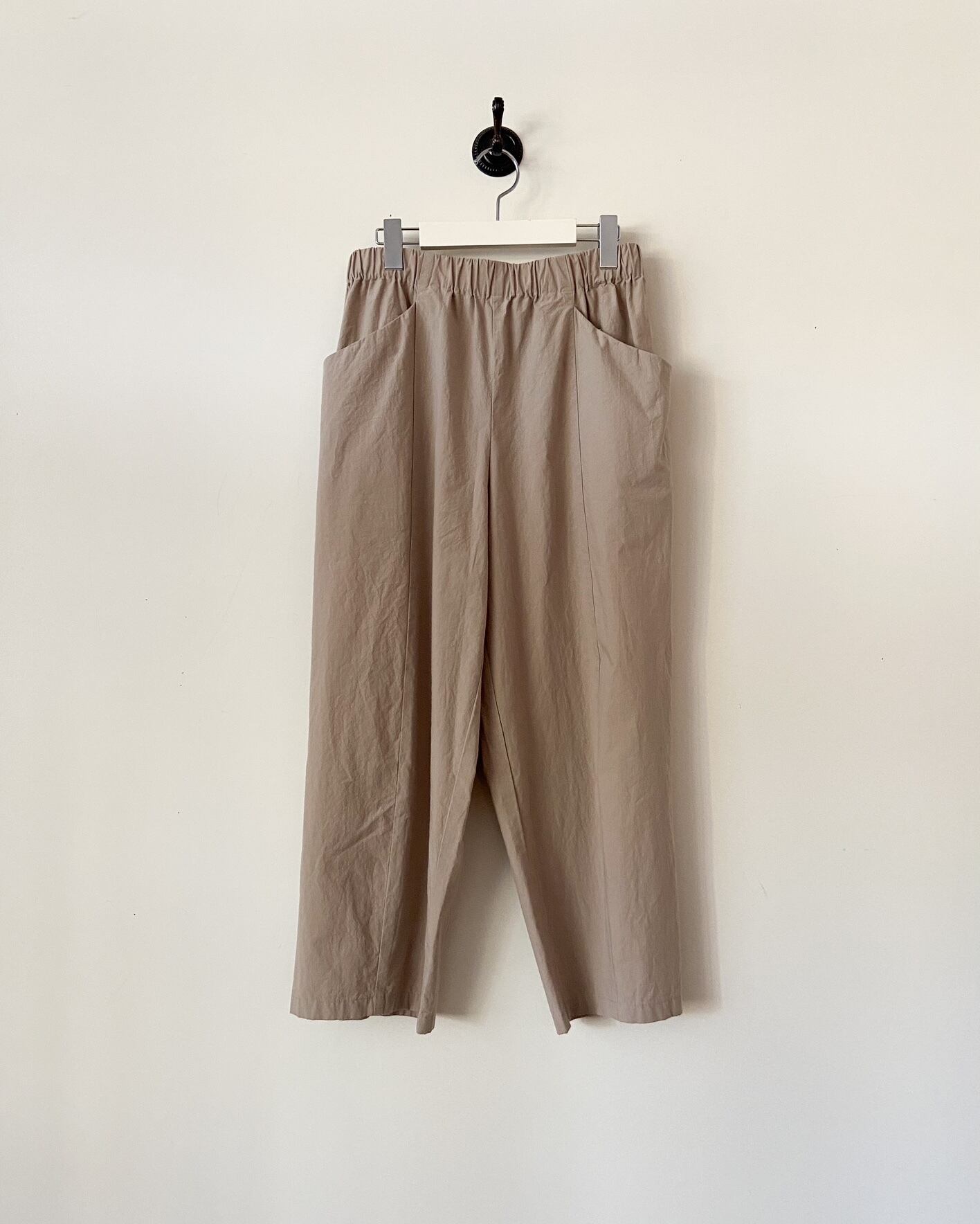 evam eva コットンクロップドパンツ　cotton cropped pants