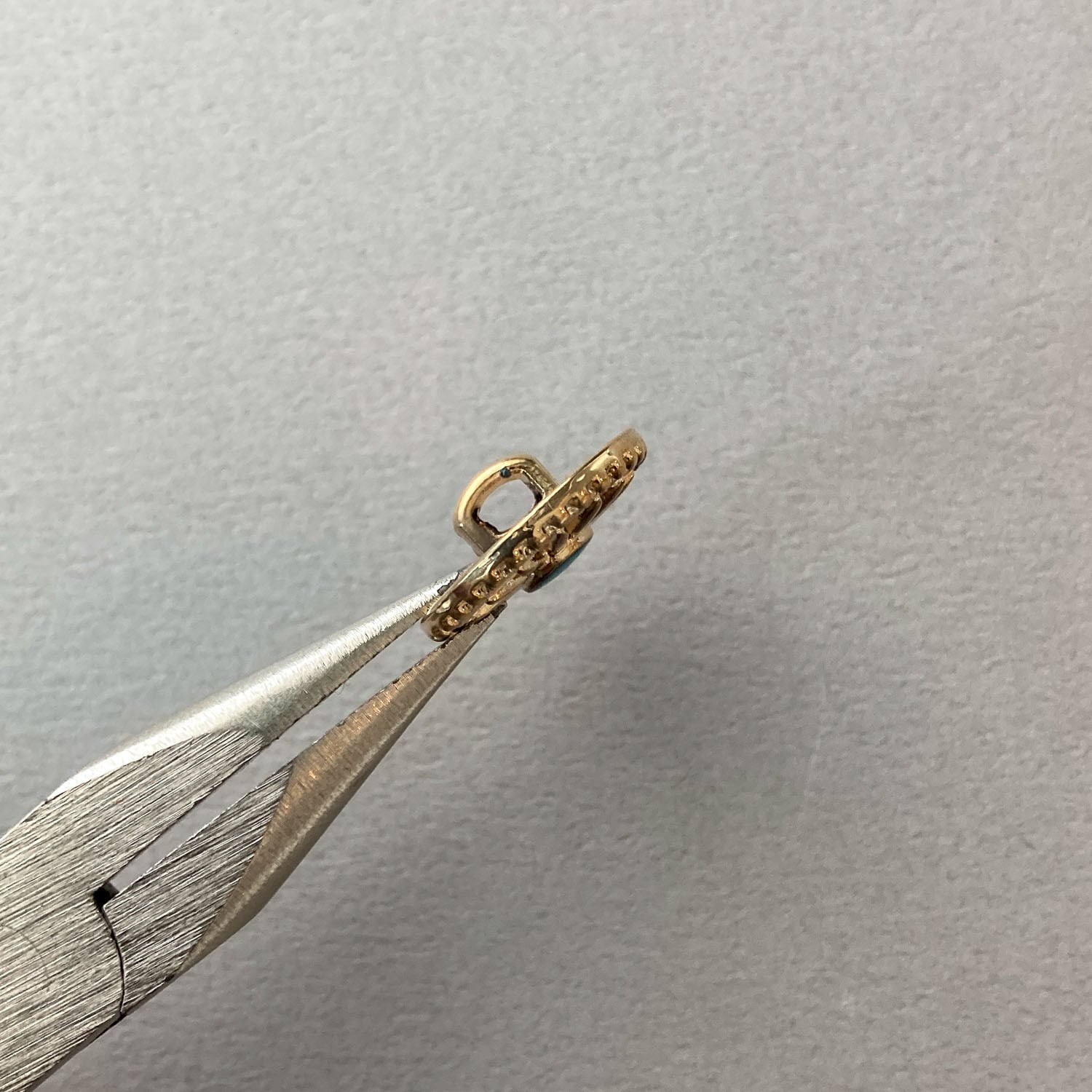 米国ヴィンテージターコイズピンクストーンブローチスターリング