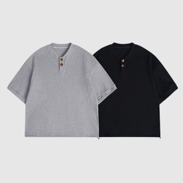 ヘンリーネックTシャツ H2813
