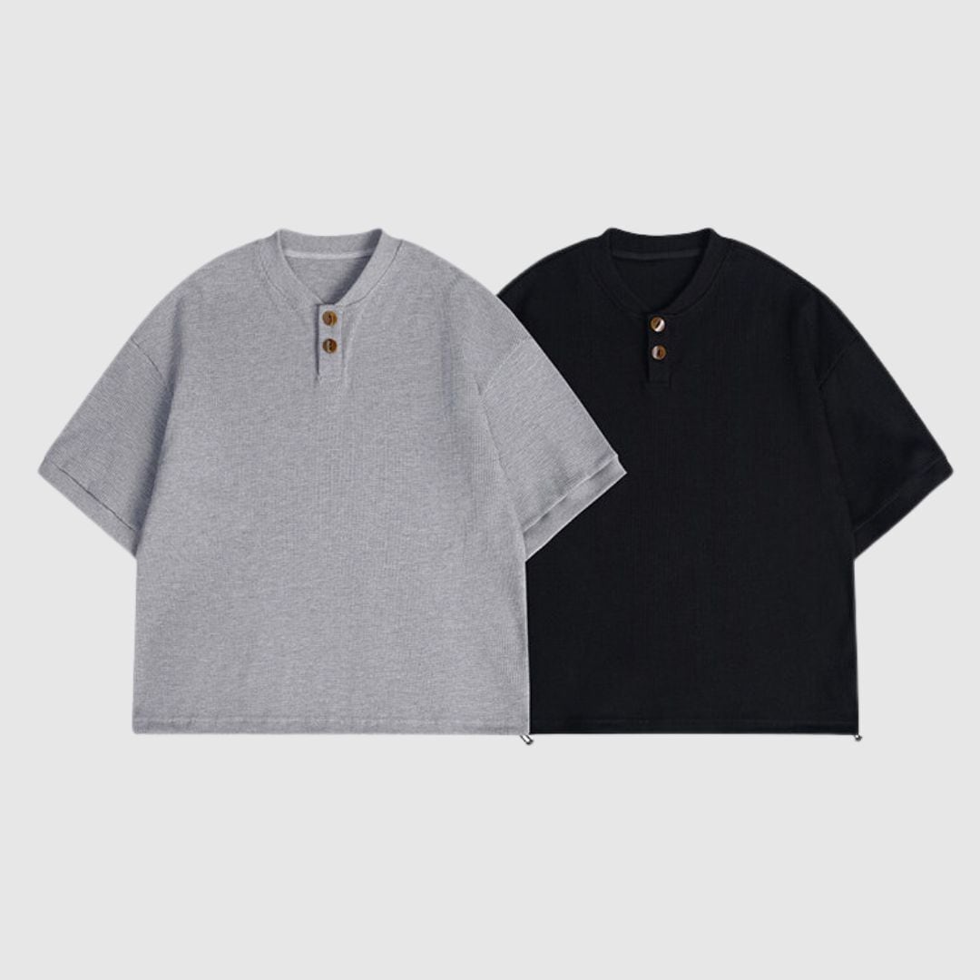 ヘンリーネックTシャツ H2813