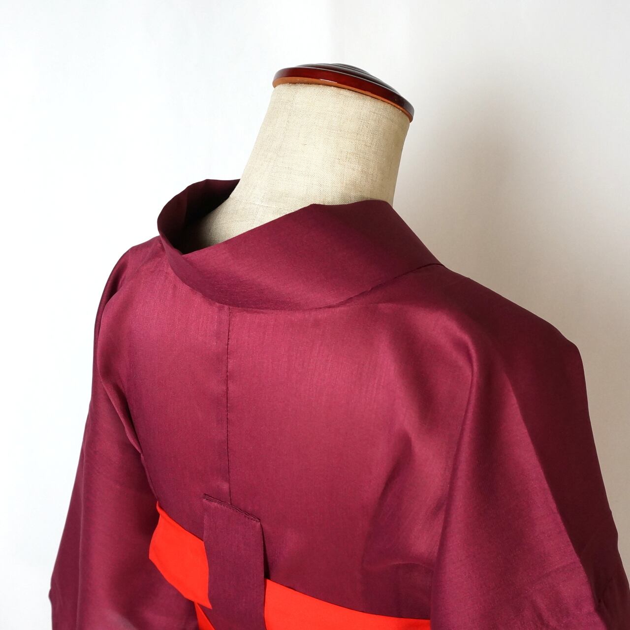 半襦袢 KIMAMA ワインレッド [G1070] | Rumi Rock Store