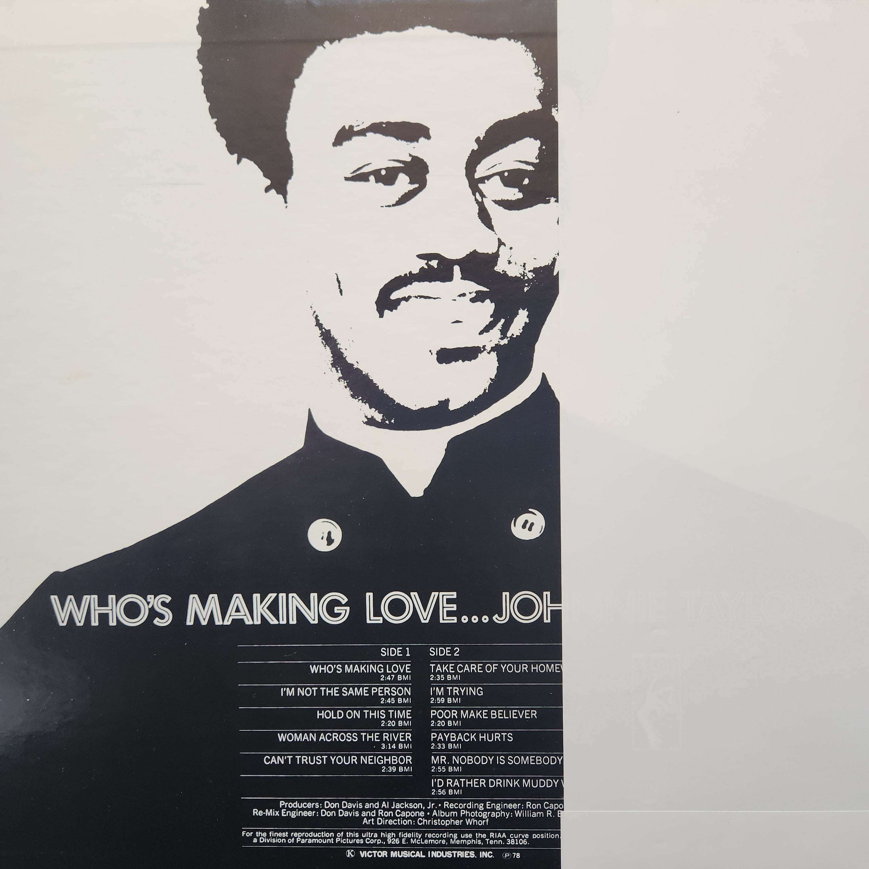 Johnnie Taylor / Who's Making Love [VIP-5009] - 画像2