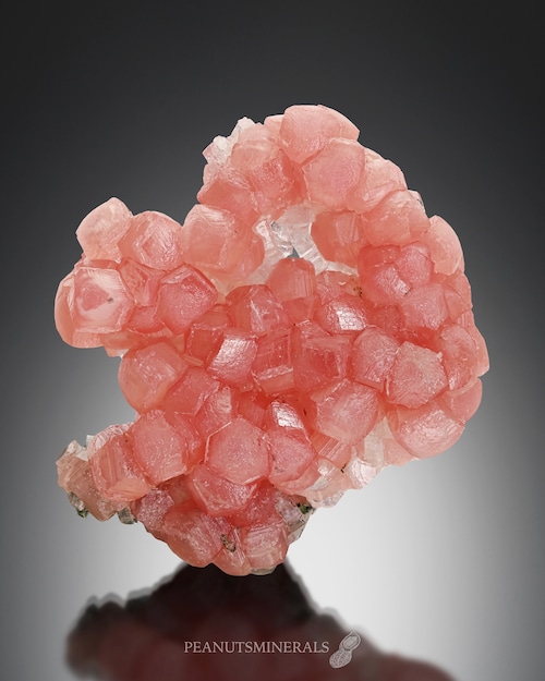 ロードクロサイト / アパタイト【Rhodochrosite with Apatite】中国産