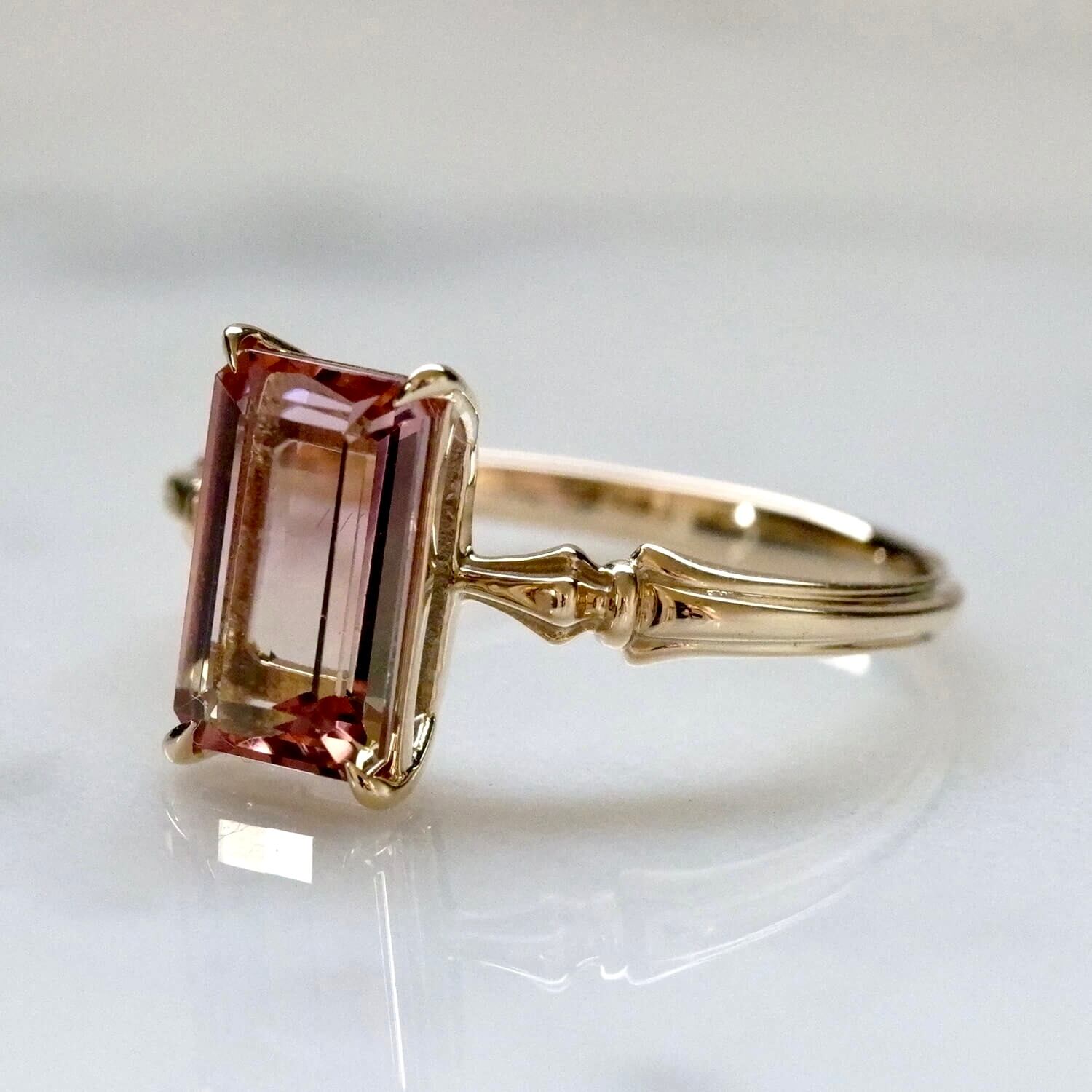 By color Tourmaline ring / K10