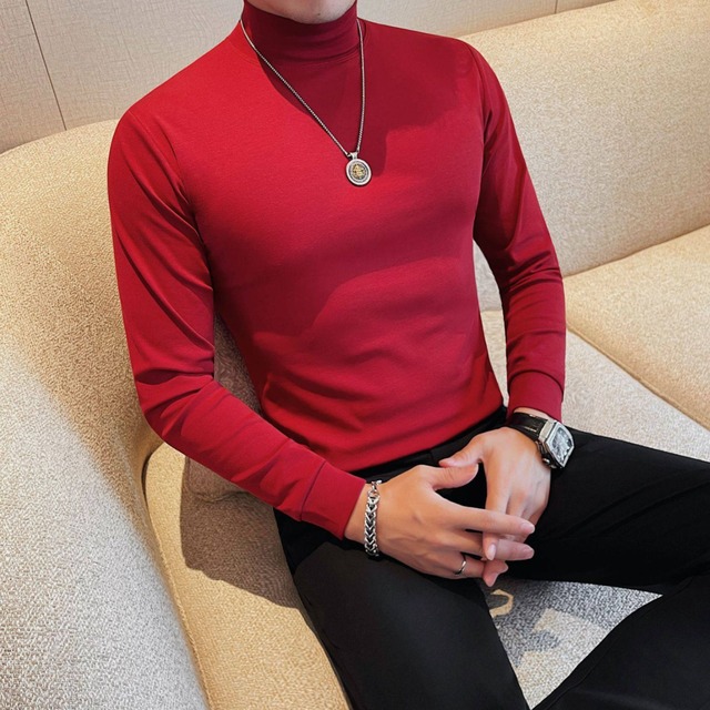 モードリブタートルトップス（2color） M0935