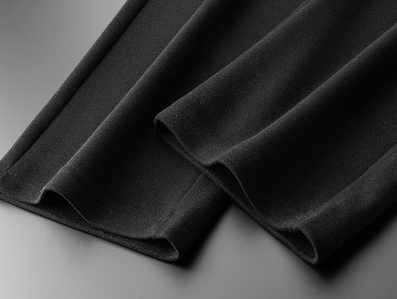 【脚長快適】ハイウエストスウェットスラックス