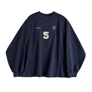 ダーティー加工ネイビースポーツスウェット　1113