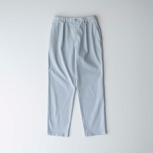CURLY&Co./KNIT DENIM 1 TUCK EZ TAPERED SLACKS