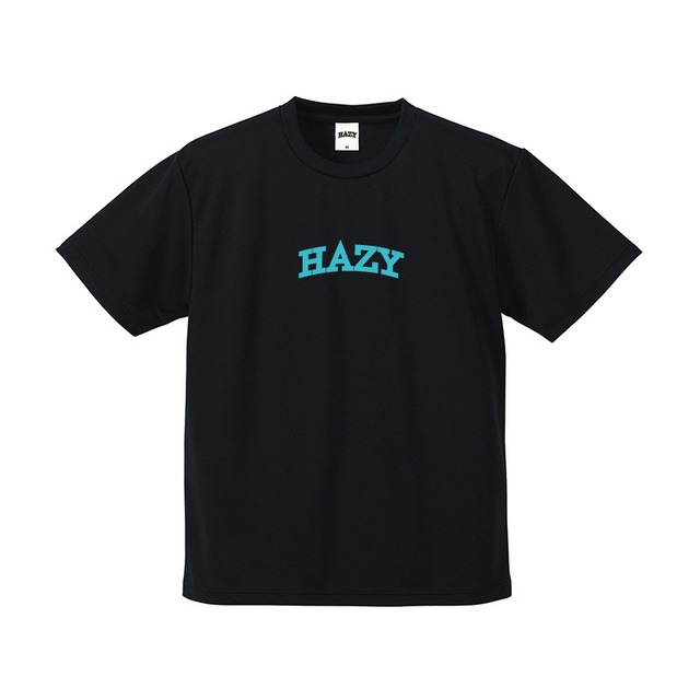HAZY Medium Logo Tee ( Black / Tif blue )