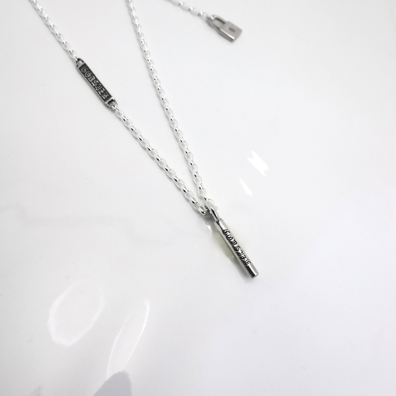 VOID STICK [LOGO] #1 with GODSIZE® I.D. TAG NECKLACE / ヴォイドスティック [ロゴ] #1 ゴッドサイズ® I.D.タグネックレス