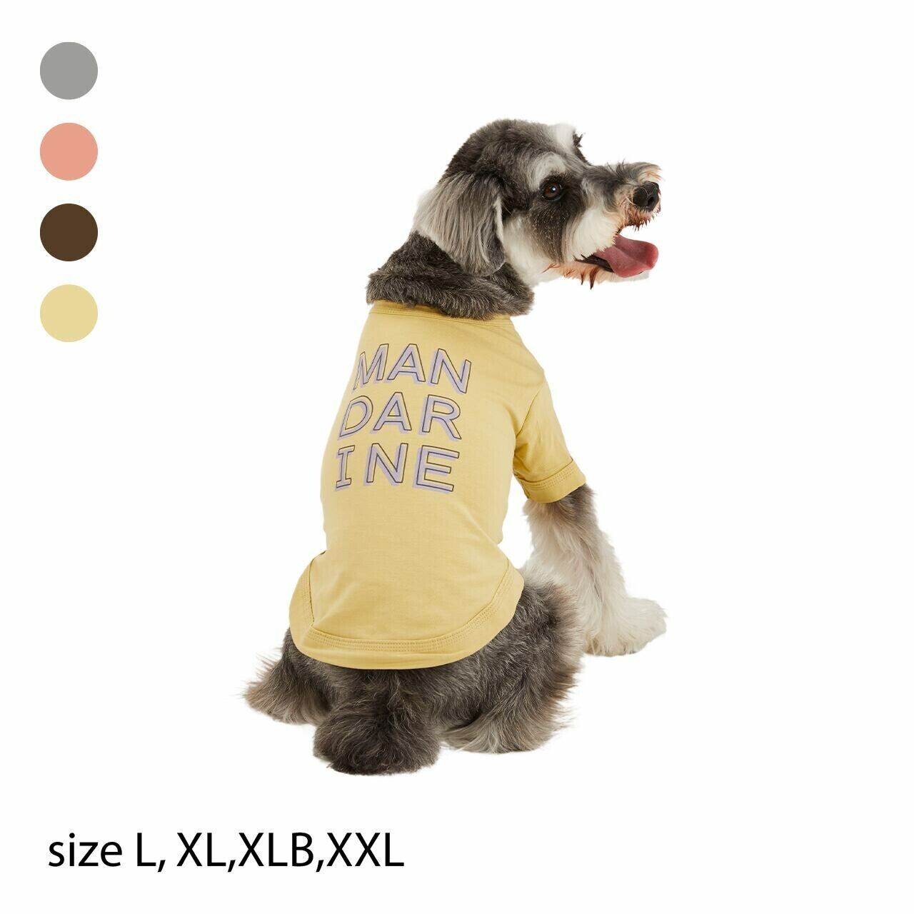 サイズS〜MD COOL MARKER T-SHIRT / クールマーカーTシャツ　MANDARINE BROTHERS  犬服　ドッグウェア