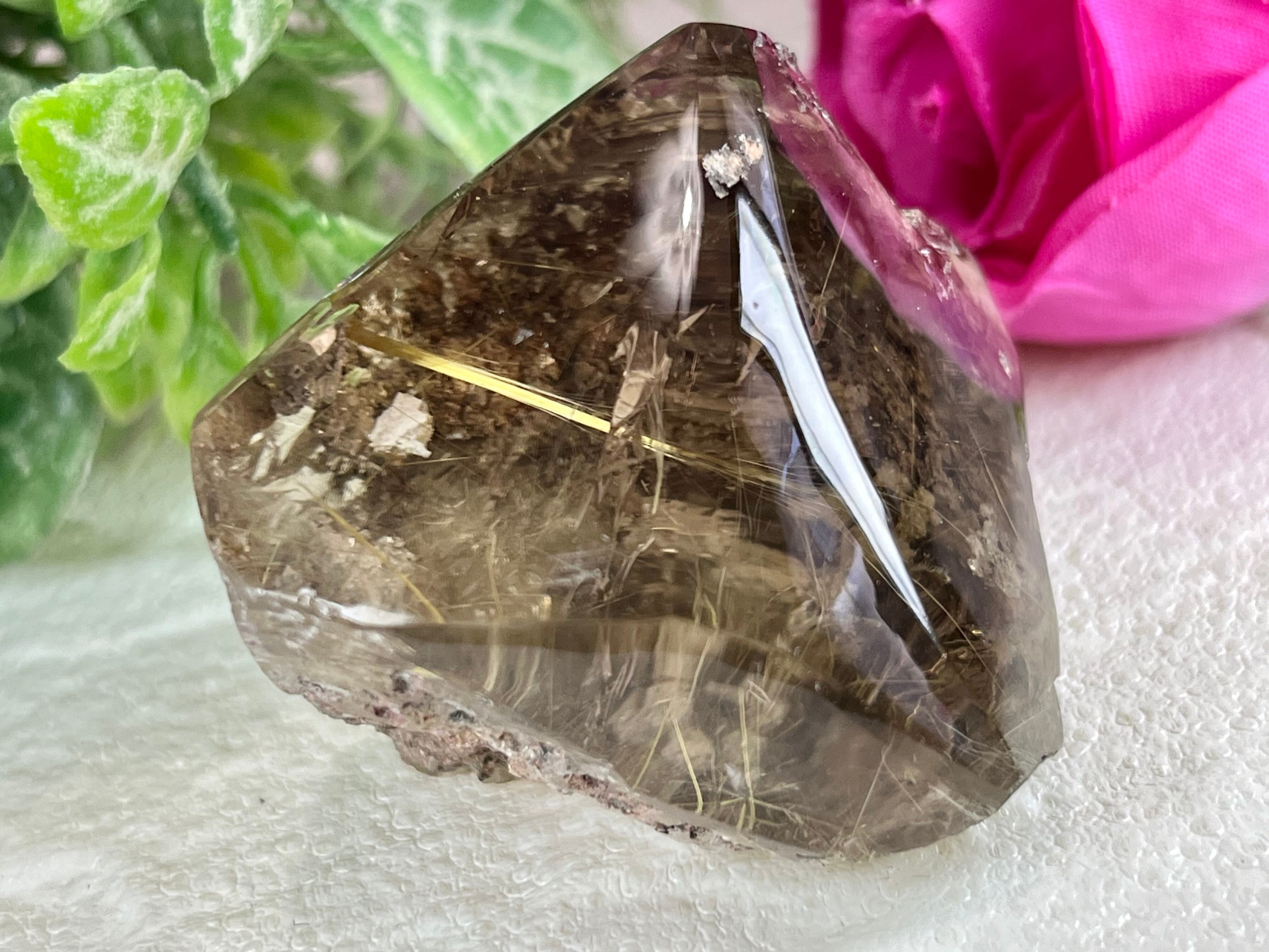 天然石 ゴールドルチル 05 鉱物標本 原石 結晶 水晶 風水 パワーストーン