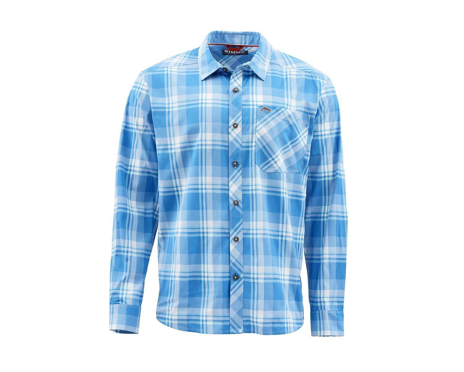 SIMMS Outpost LS Shirt - Pacific Plaid