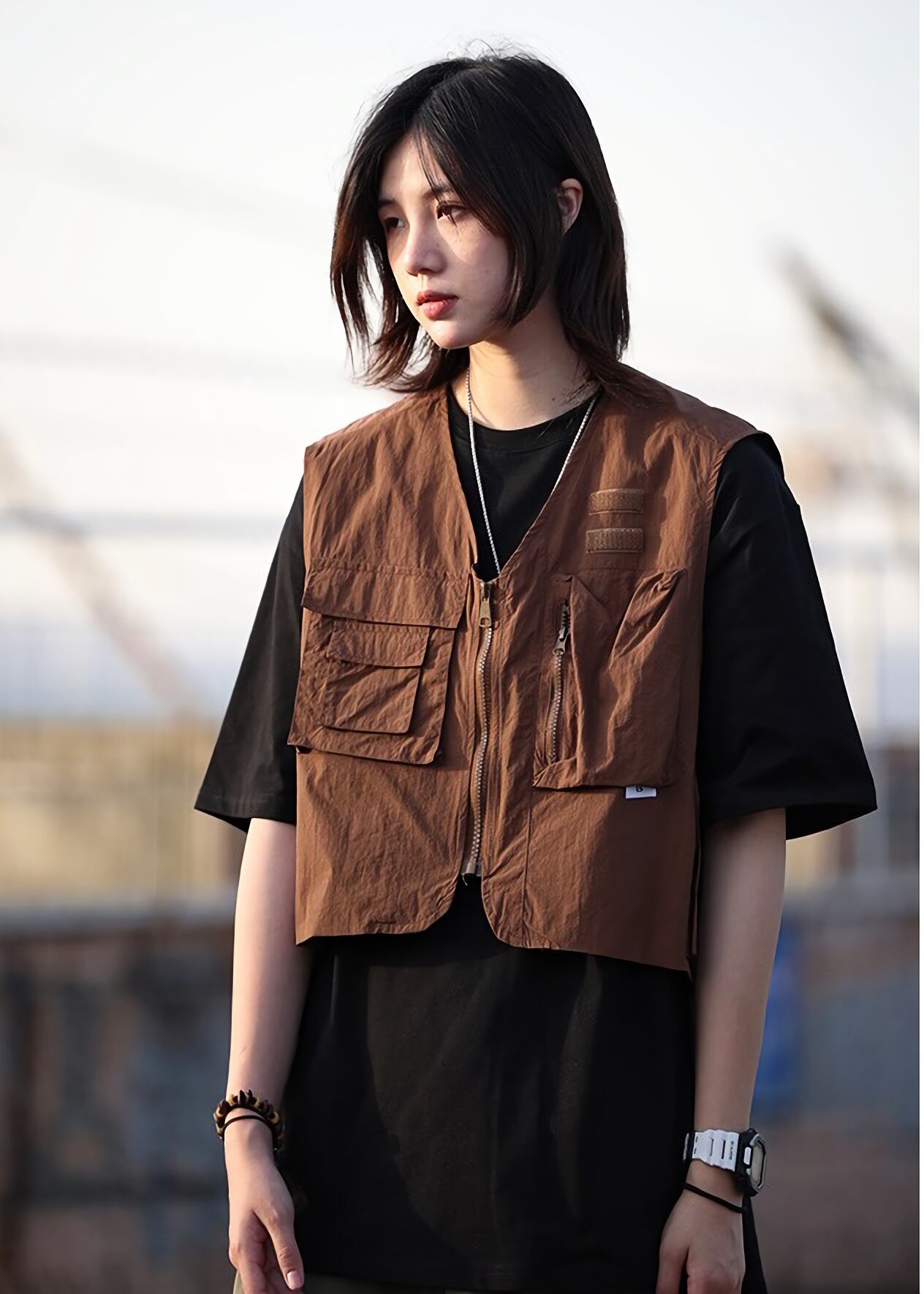 マルチポケットショートベスト / Multi-Pocket Short Vest