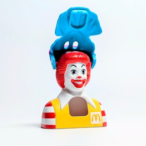 ☆ DEADSTOCK / VINTAGE 1998☆【 McDonald's  ( マクドナルド ) 】1998年海外マクドナルドミールトイ『 Haunted Halloween ホーンテッド・ハロウィン 』ロナルド・マクドナルド Scarecrow / キャンディディスペンサー / ハッピーミール 〚アメリカン雑貨 アメトイ〛