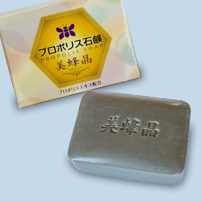 プロポリス石鹸 美蜂晶 | 鈴木養蜂場 はちみつ家
