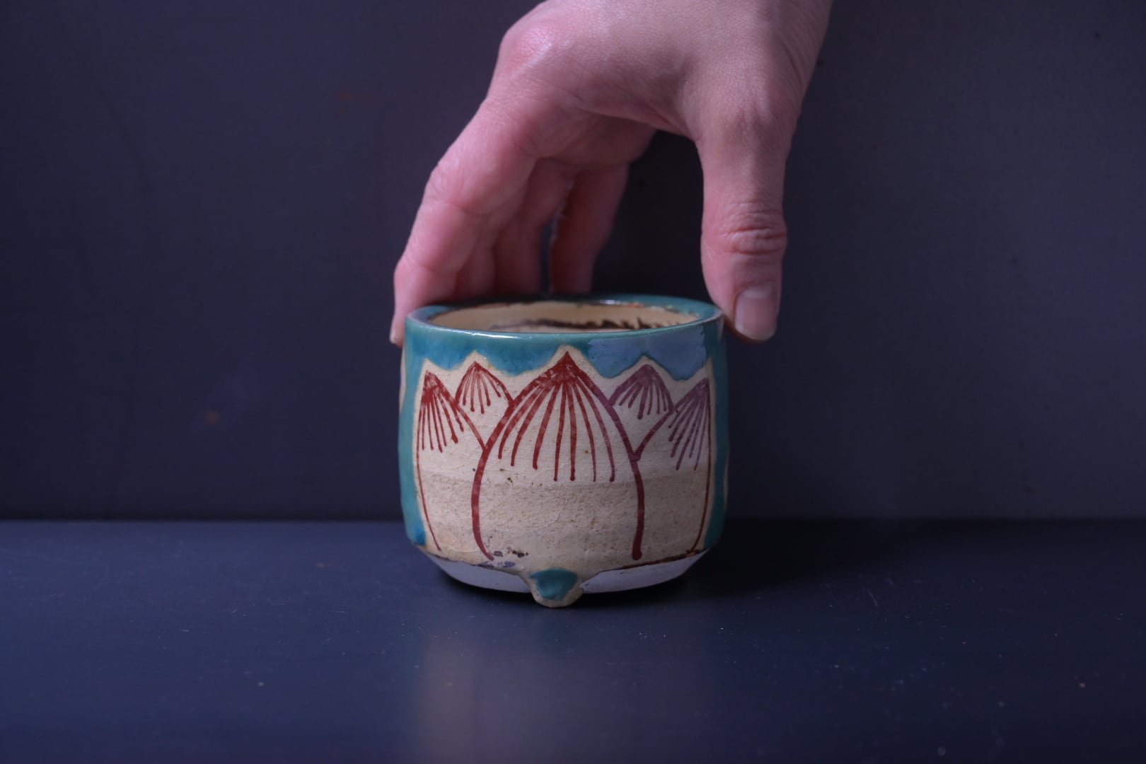 安洞雅彦 美濃赤絵香炉 | 鎌倉倶楽部 茶寮