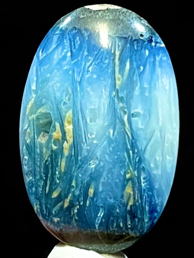 3) 超瞑想「グレイシアライト・ブルーアイス」研磨ルース