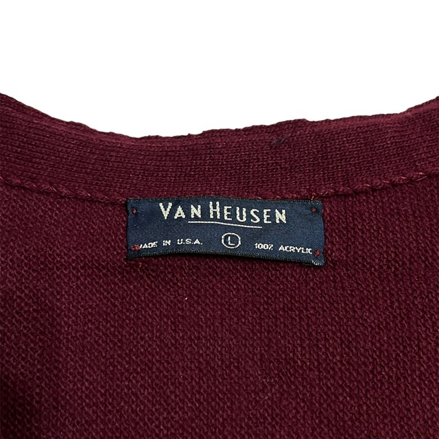 70's~ VAN HEUSEN Knit cardigan
