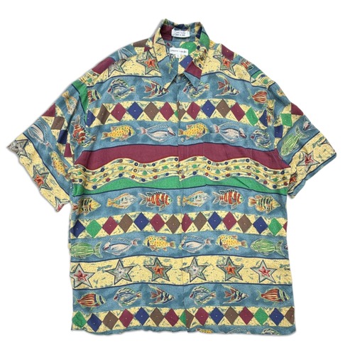 【Pierre cardin】shirt ピエールカルダン　シャツ　アロハ