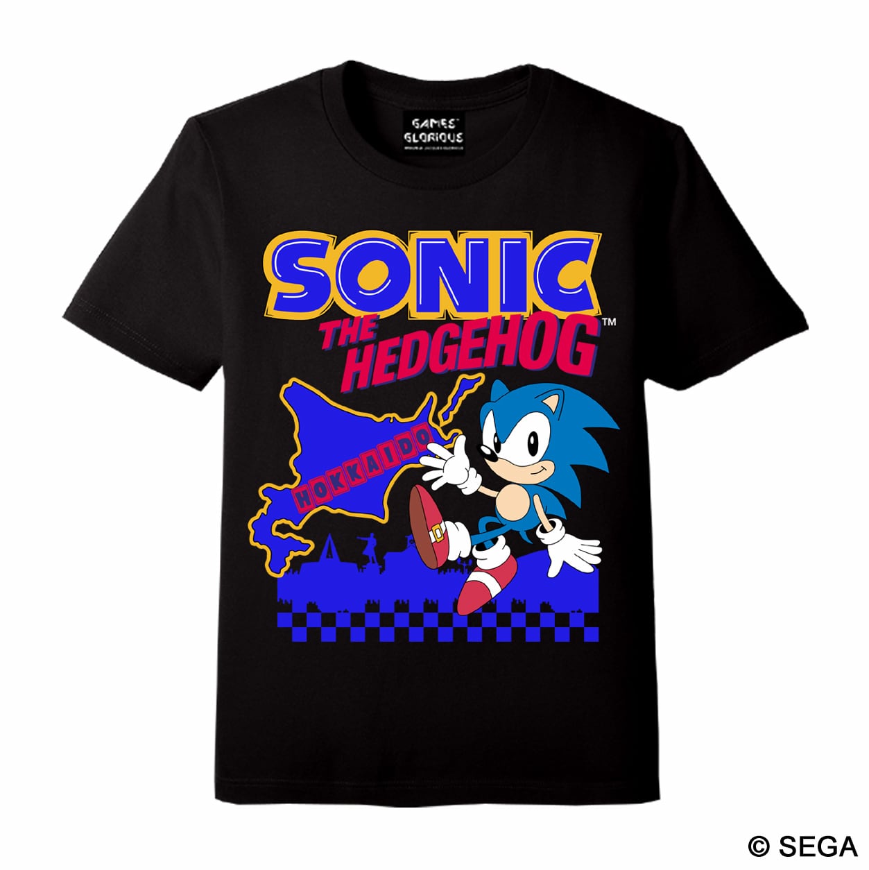 SONIC THE HEDGEHOG x HOKKAIDO Tシャツ / 全3色