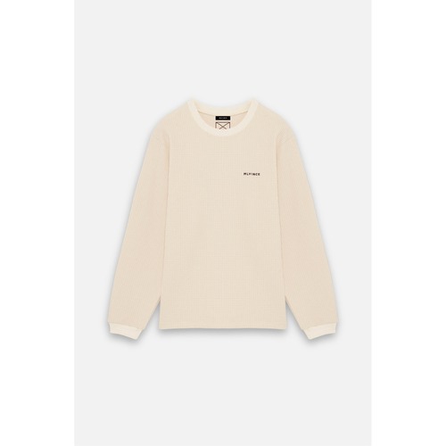 MLVINCE / heavyweight thermal L/S cream