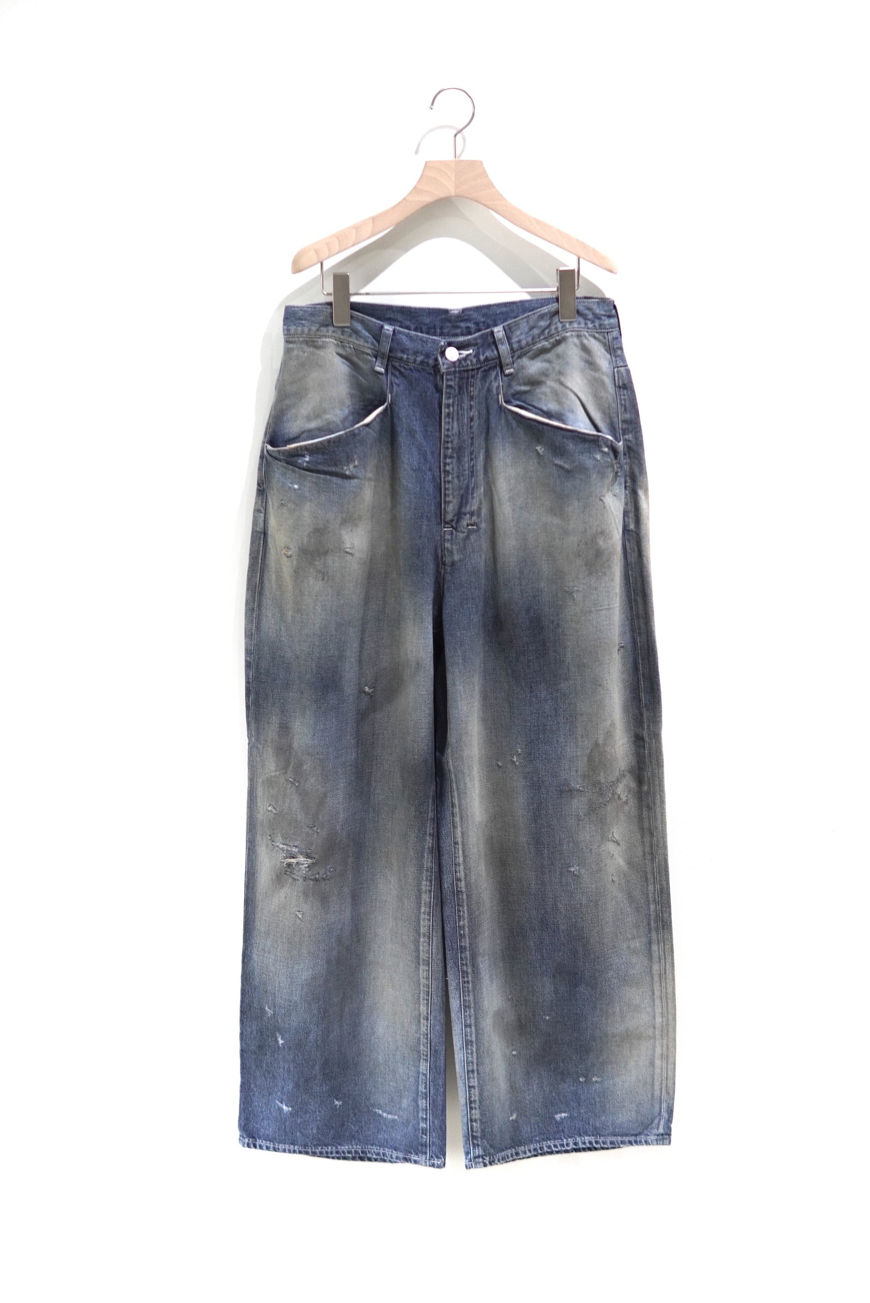 パンツ ancellm 25SS aging straight 5p denim 1 2025SS】 ANCELLM (アンセルム) 