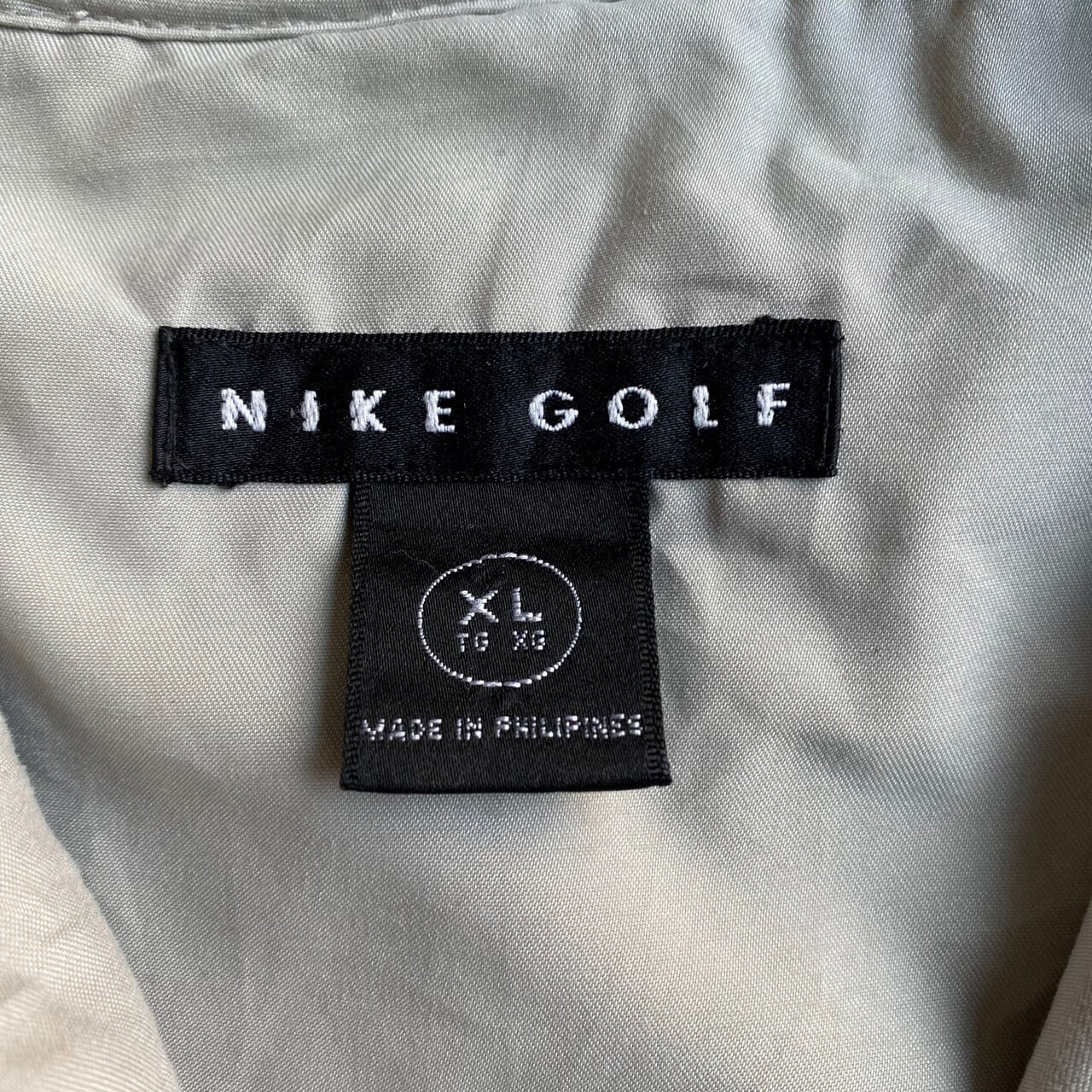 NIKE GOLF プルオーバー刺繍 ウェア ナイロンジャケット No.S993