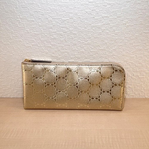 sukasiosi L字長財布　ゴールド