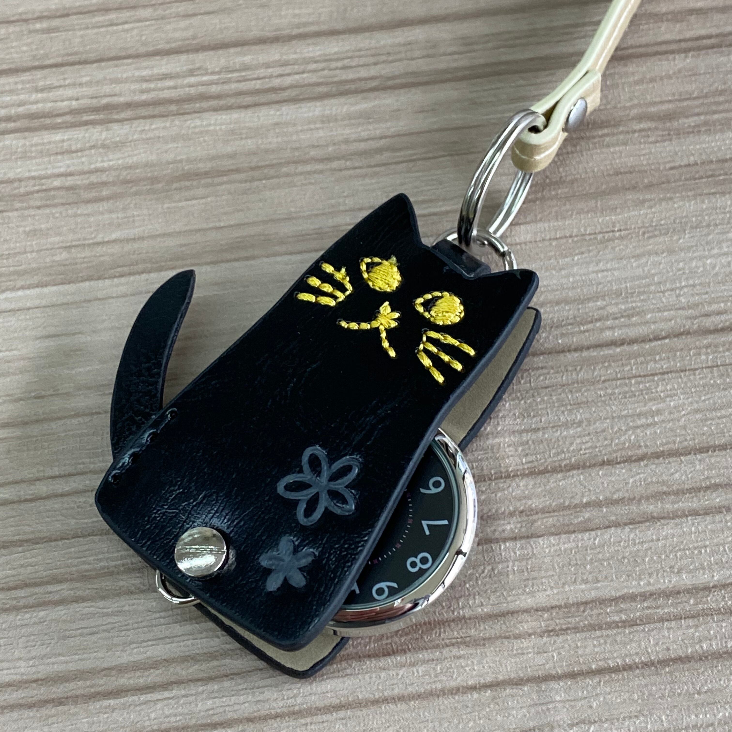 送料無料 猫のチャームウォッチ つり提げ時計 ネコグッツ 日本メーカー製 J Axis 栗田時計店 Seiko G Shock フェラーリ ラコステ 時計ベルトの専門店