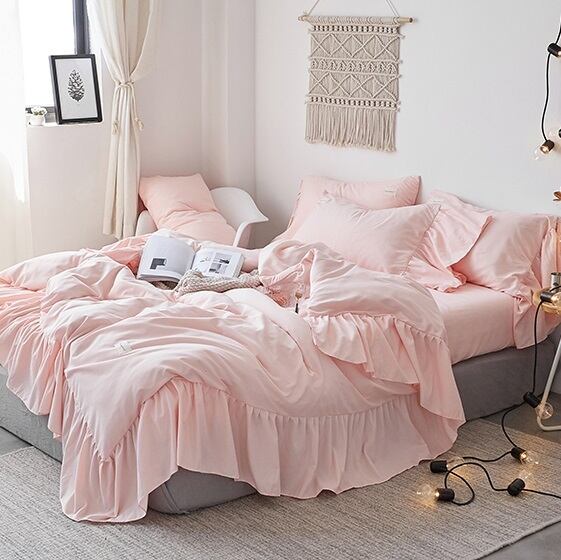 セミダブル Sd Dたっぷりロングフリル プリンセス 寝具 ベッド マットレス なります