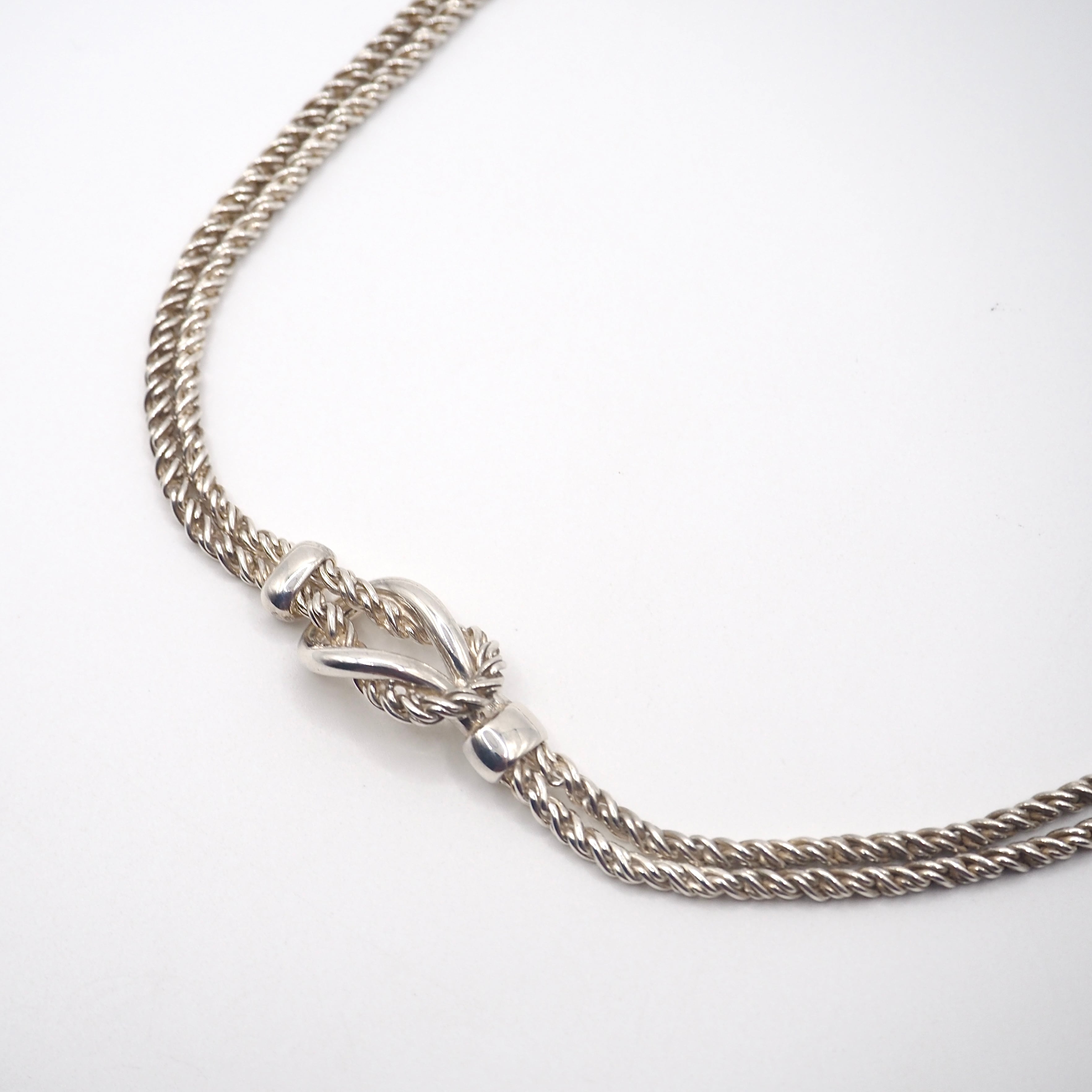 Tiffany &Co. ダブルロープ ネックレス シルバー925 ティファニー